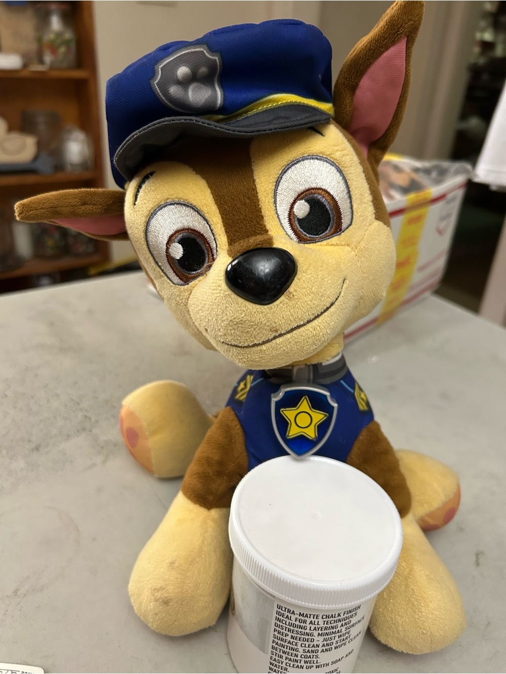 Paw Patrol Chase Plush Toy - Blue, Brown, Cream
